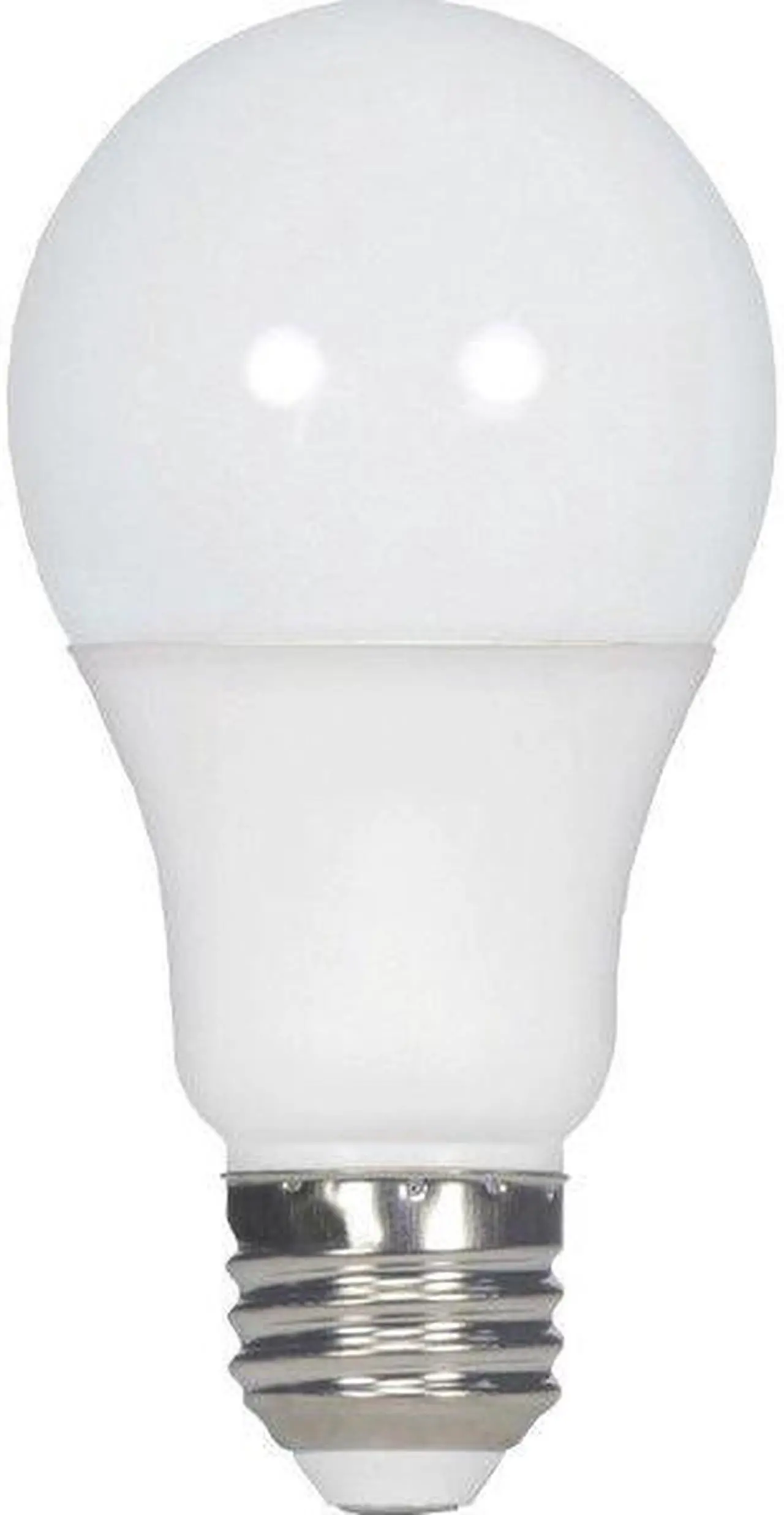 Alt view image 2 of 3 - SATCO S28563 Bulb, LED, 10W, A19, Medium, 120V, Frosted White, 50K, 4PK