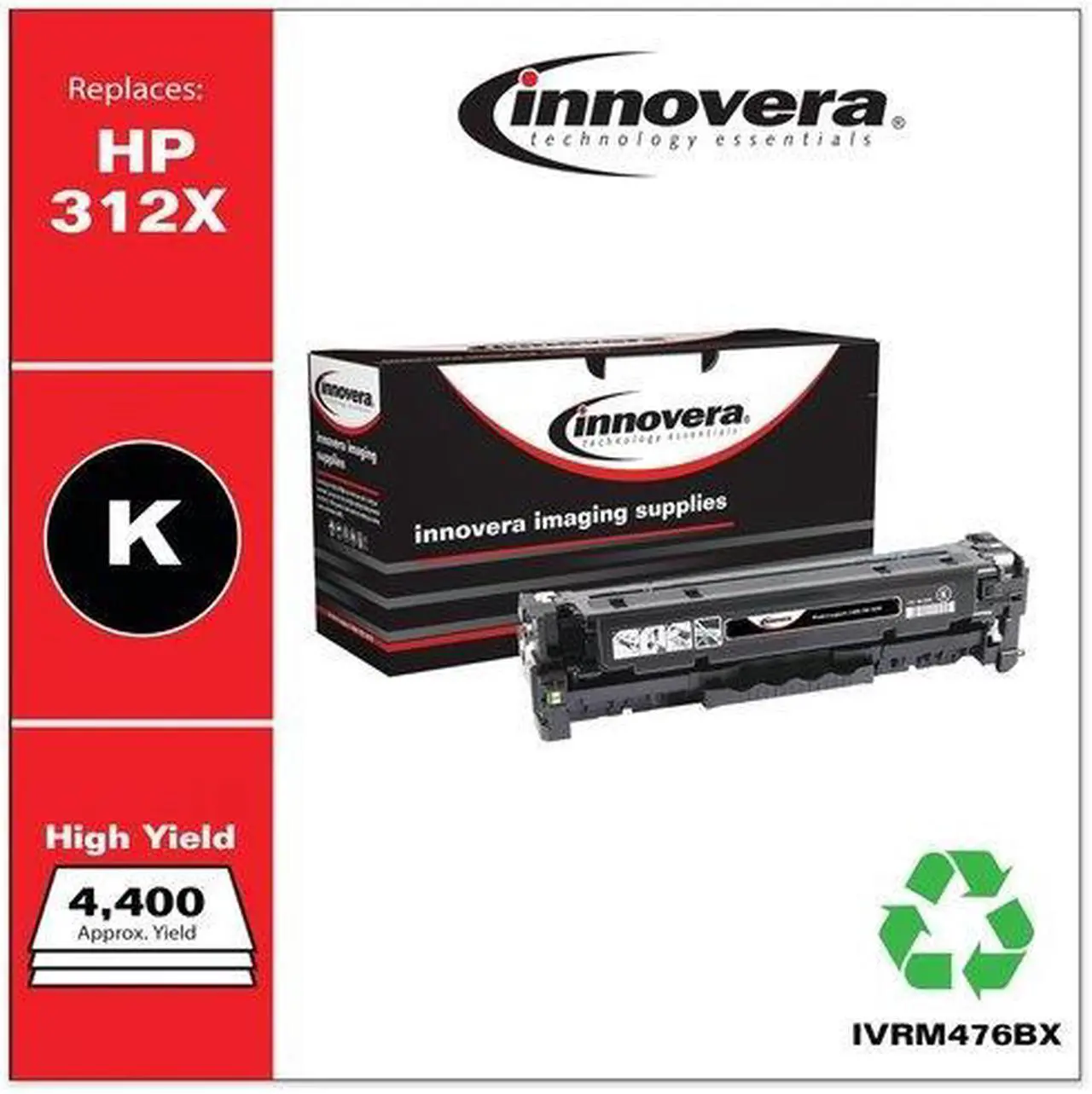 Alt view image 8 of 12 - Innovera M476B, M476BX, M476C, M476M, M476Y Toner - IVRM476BX