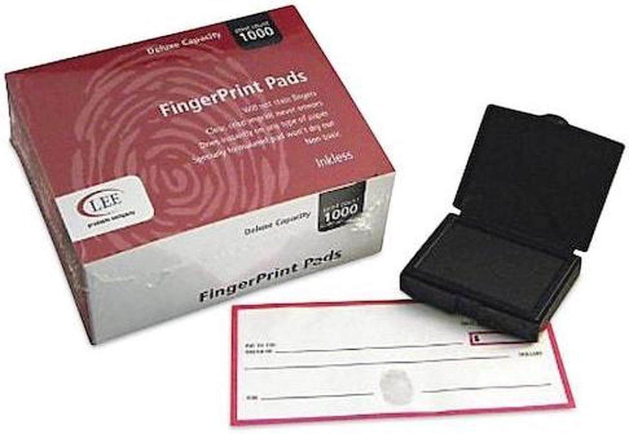 Alt view image 3 of 5 - LEE 03127 Inkless Fingerprint Pad- 2-1/4w x 1-3/4d- Black- 23/dz