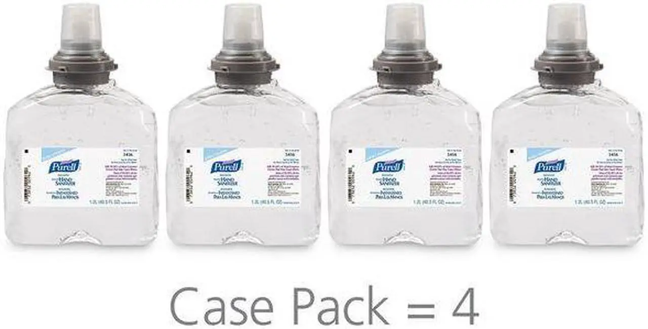 Alt view image 6 of 7 - Purell 5456-04 TFX Gel Instant Hand Sanitizer Refill- 1200-ml