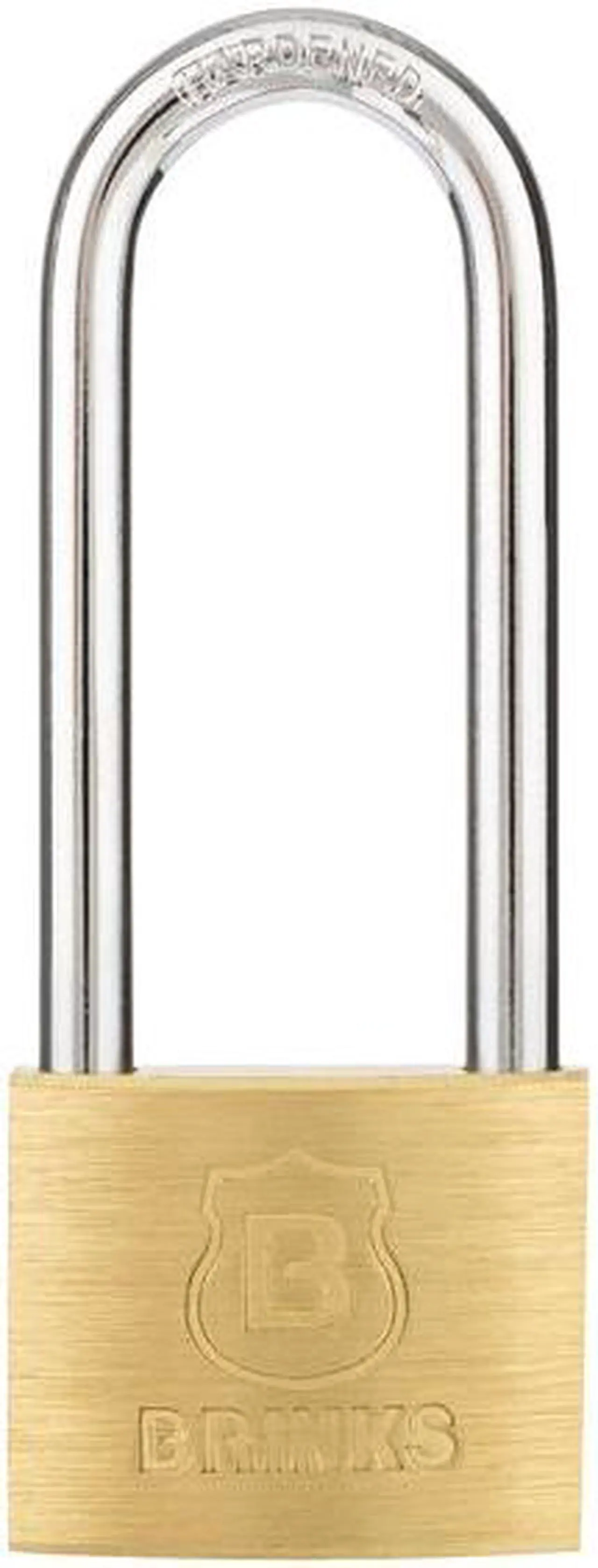 Alt view image 2 of 3 - BRINKS 171-42001 Keyed Different Padlock, Brass, 40mm, High Security, Long SHKL