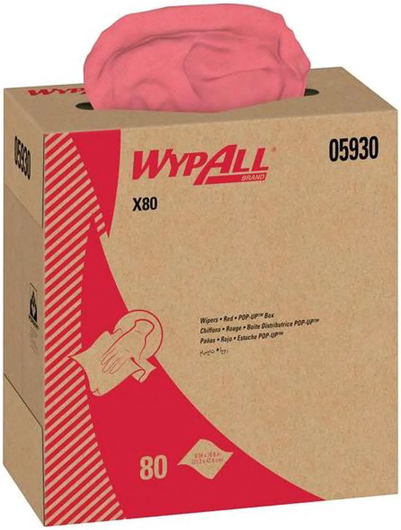 Alt view image 6 of 11 - Kimberly Clark KIM05930 Scott Heavy Duty Cloth - Box of 100