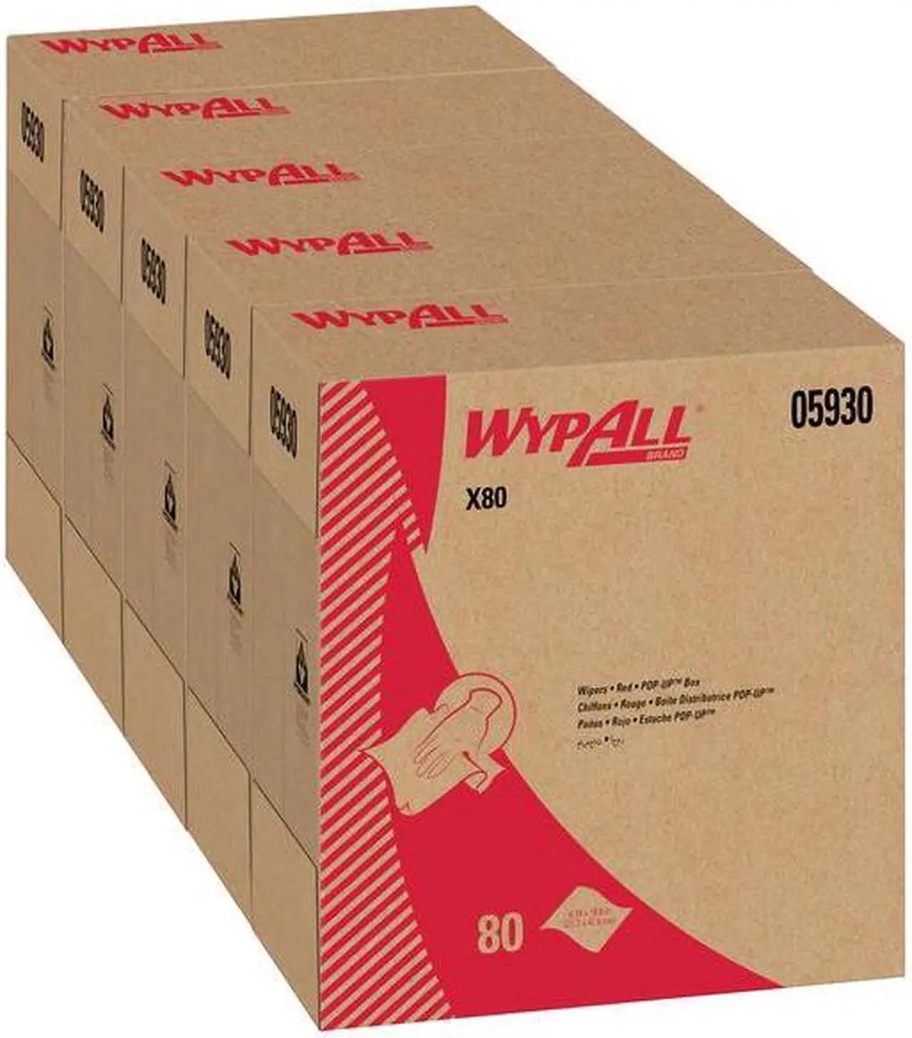 Alt view image 7 of 11 - Kimberly Clark KIM05930 Scott Heavy Duty Cloth - Box of 100