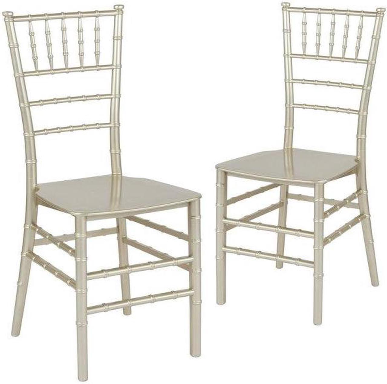 Alt view image 2 of 14 - FLASH FURNITURE 2-LE-CHAMP-M-GG HERCULES Series Champagne Resin Stacking