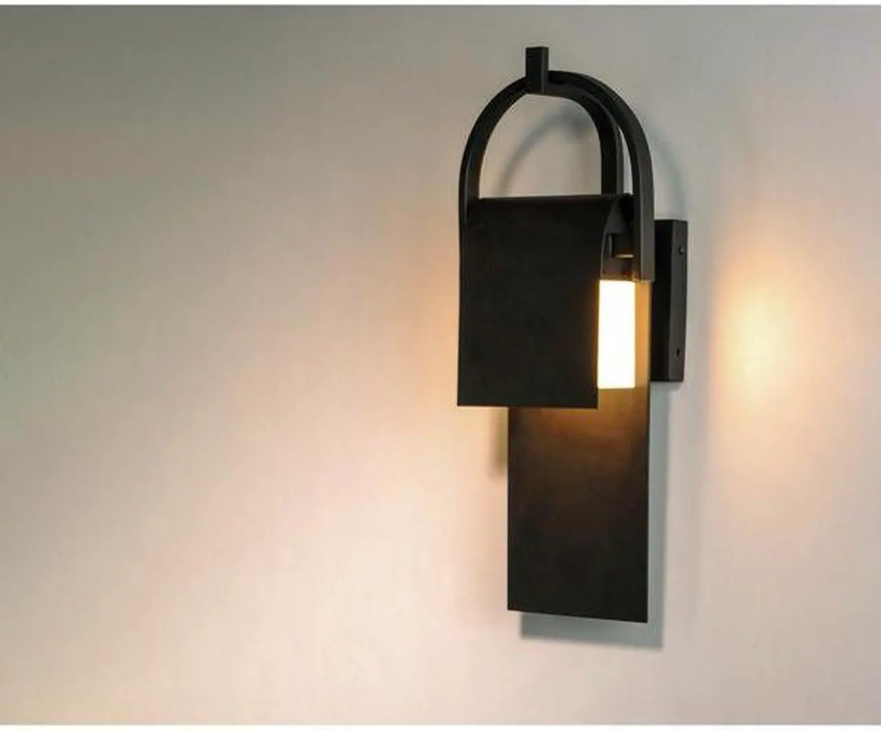 Alt view image 4 of 4 - MAXIM 55595RF Laredo 1-Light 8" Wide Rustic Forge Outdoor Wall Sconce