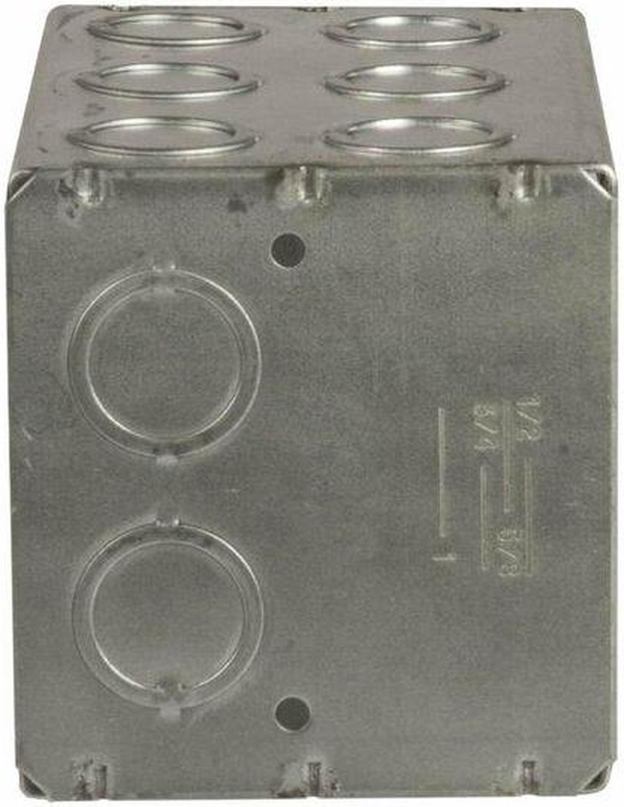 Alt view image 3 of 4 - RACO 697 Electrical Box, 67.3 cu in, Masonry Box Type, 3 Gangs, Galvanized Steel