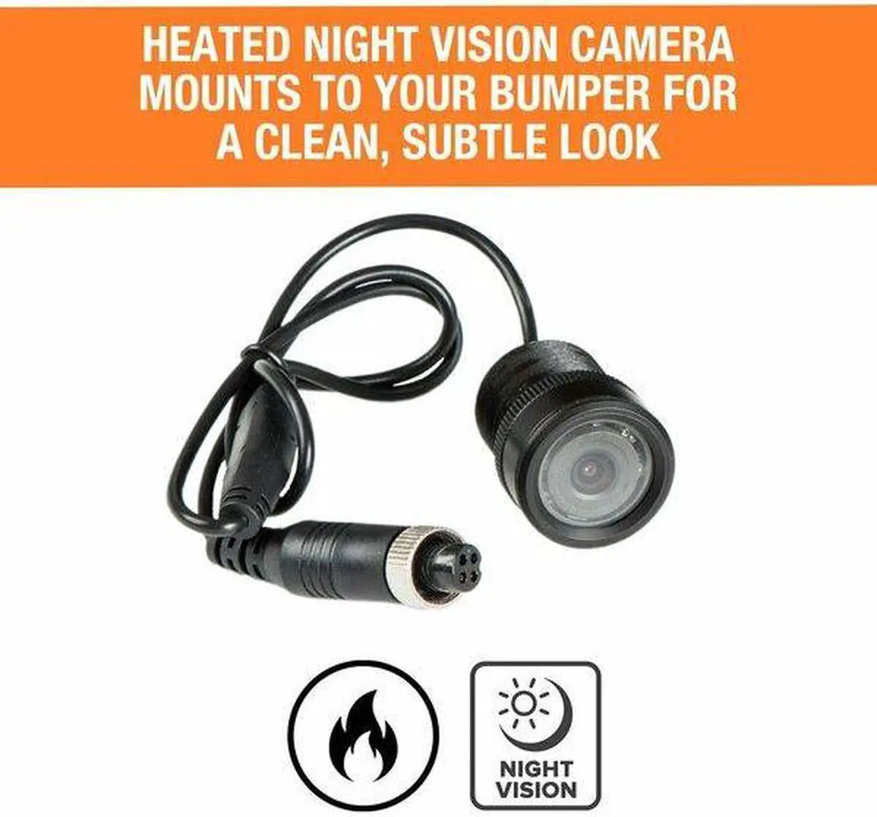 Alt view image 5 of 5 - BUYERS PRODUCTS 8883020 Backup Camera System with Recessed Night Vision Backup