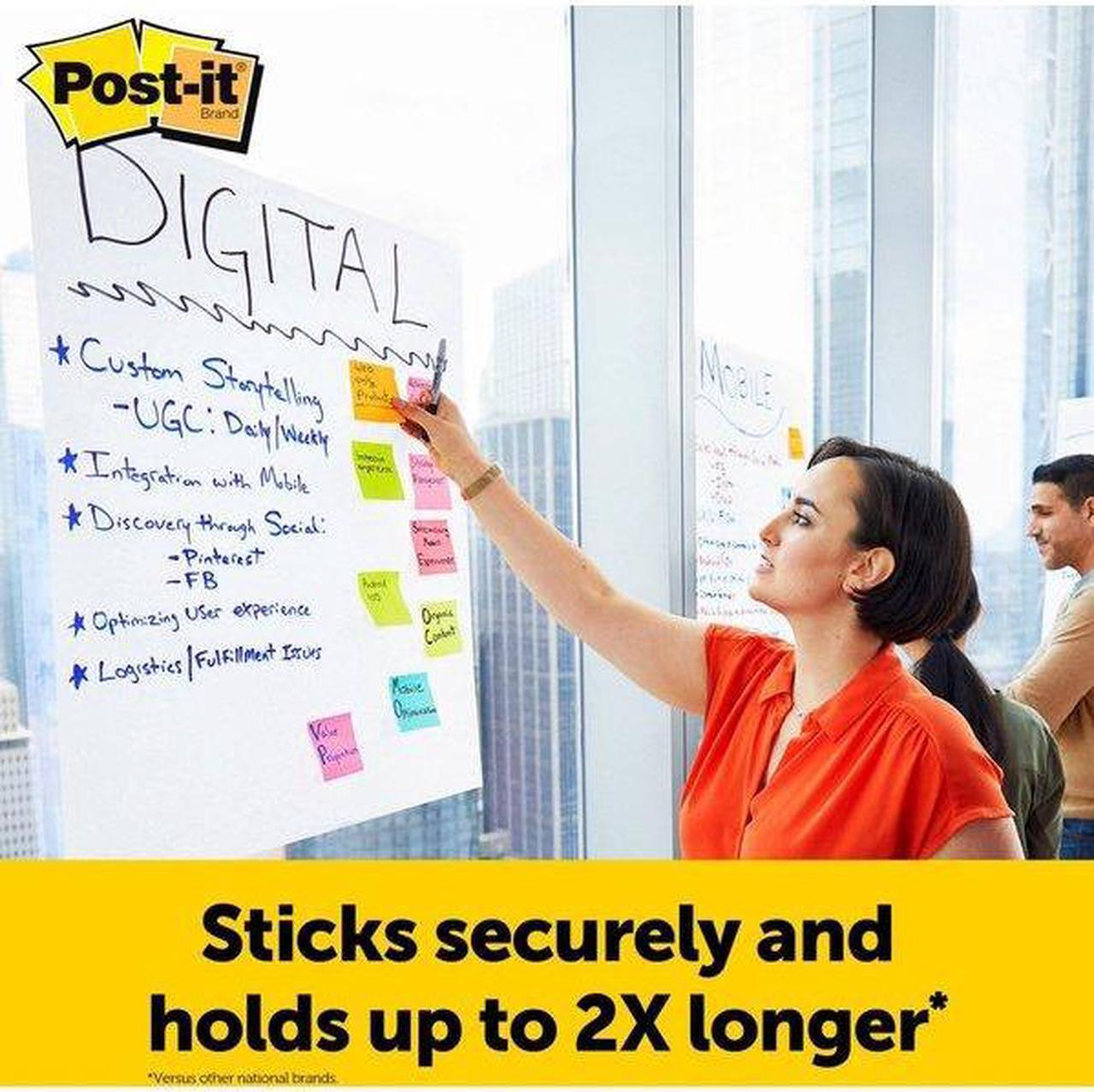Alt view image 6 of 11 - Post-it Self-stick Tabletop Easel Pad