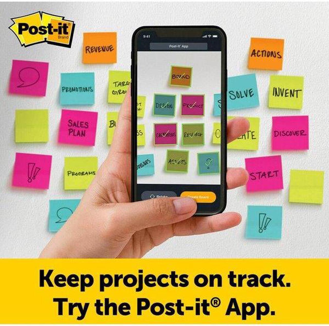 Alt view image 10 of 11 - Post-it Self-stick Tabletop Easel Pad