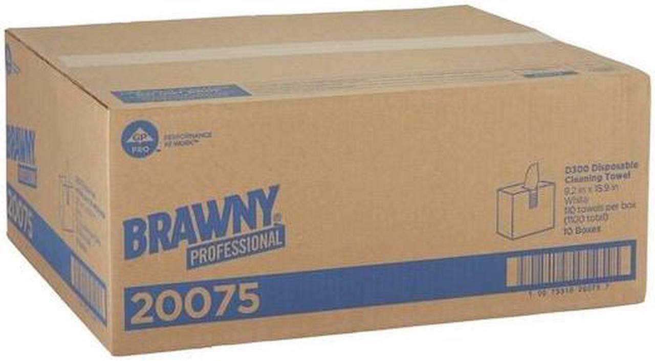 Alt view image 2 of 7 - GEORGIA-PACIFIC 20075 Dry Wipe Dispenser Box, Brawny Pro, Double Recreped DRC,