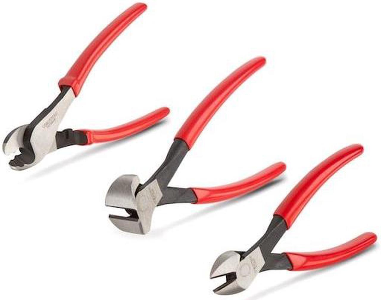 Alt view image 2 of 7 - TEKTON PCT99120 Cutting Pliers Set, 3-Piece (Diagonal, End, Cable Cutting)