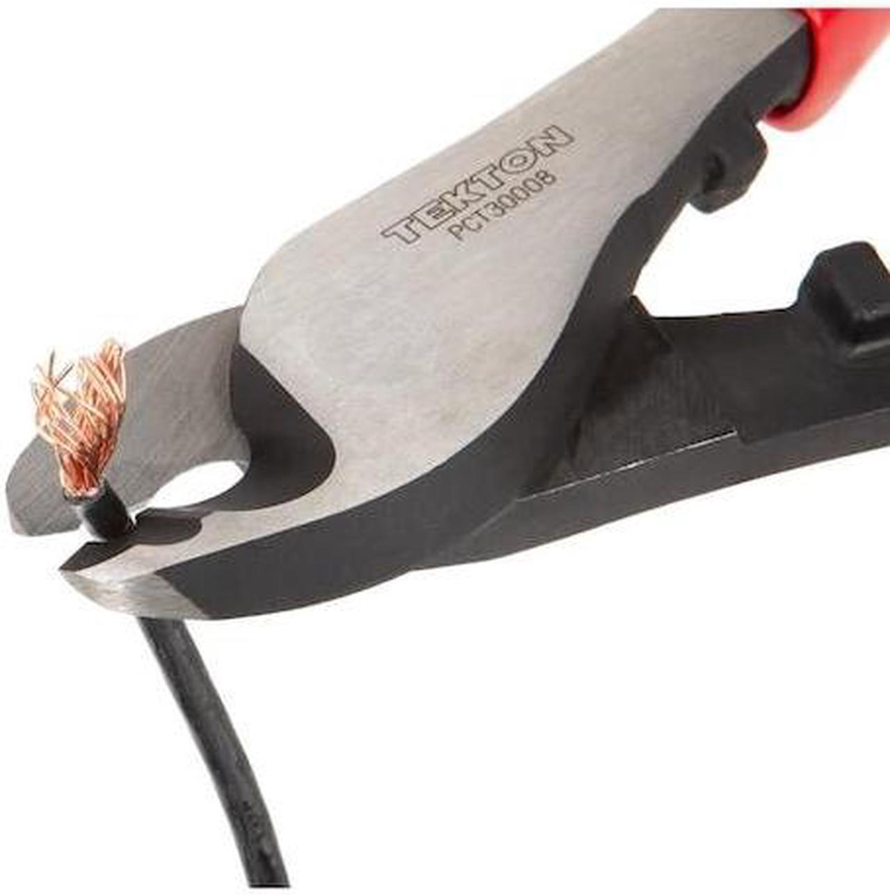 Alt view image 7 of 7 - TEKTON PCT99120 Cutting Pliers Set, 3-Piece (Diagonal, End, Cable Cutting)