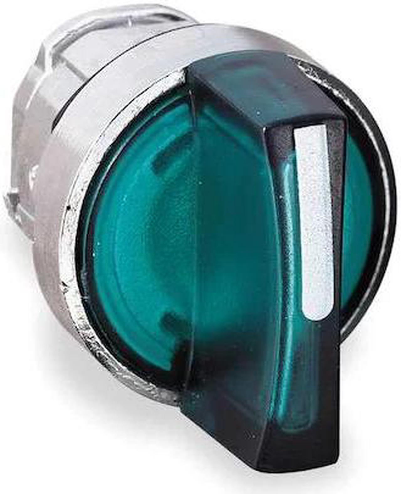 Alt view image 4 of 4 - SCHNEIDER ELECTRIC ZB4BK1733 Illum Selector Switch,3 Pos,22mm,Green