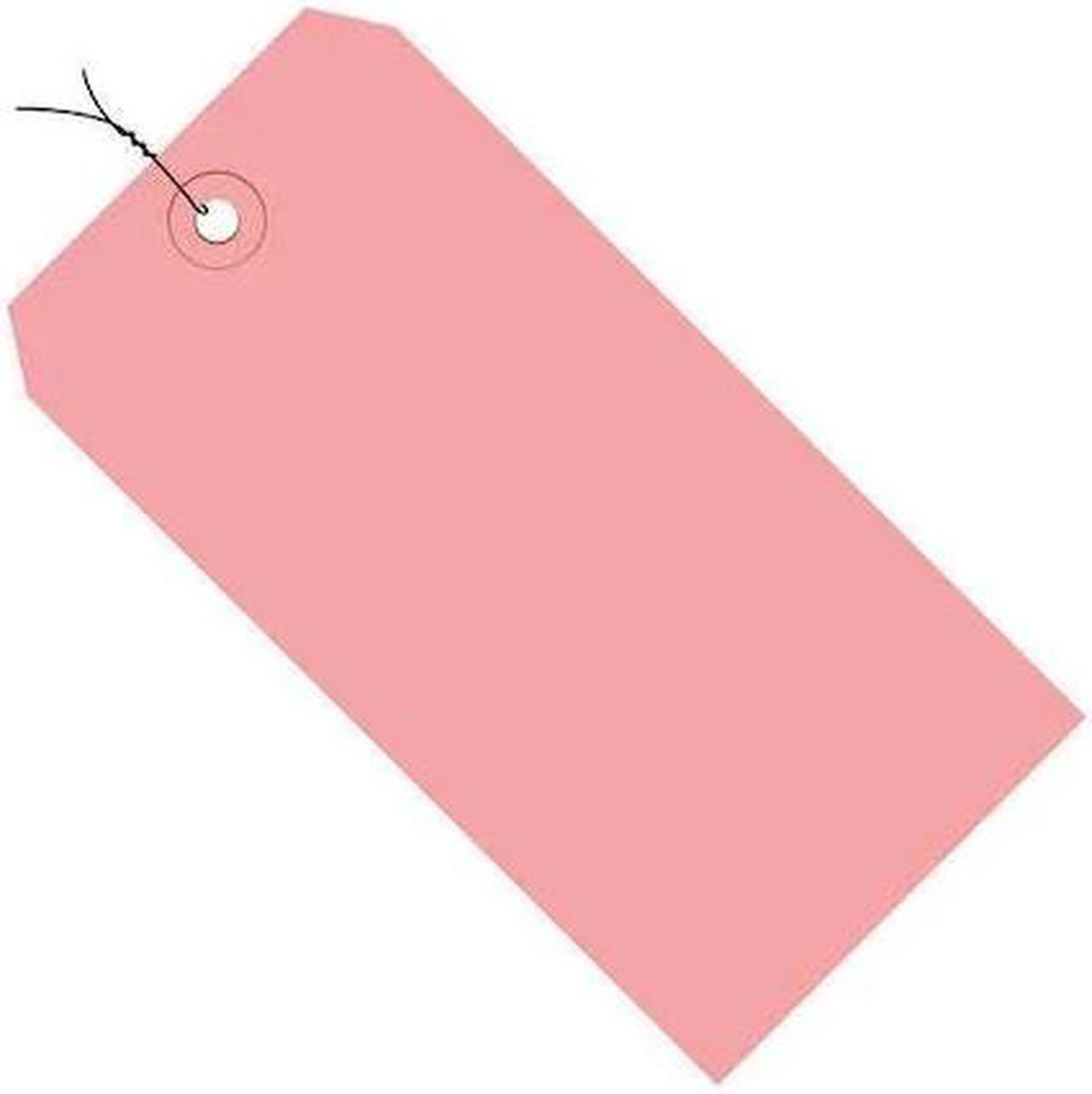 Main image of PARTNERS BRAND G11023J Shipping Tags, Pre-Wired, 13 Pt., 3 1/4" x 1 5/8", Pink,