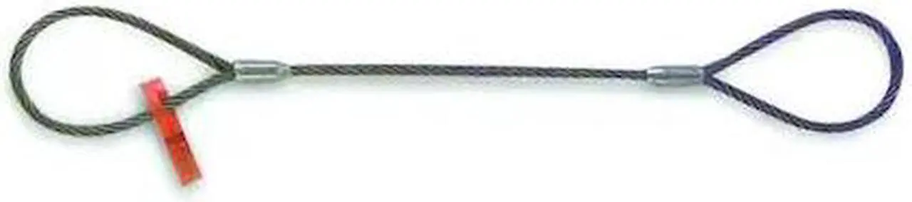Alt view image 2 of 3 - LIFT-ALL 12IEEX6 Sling,Wire Rope,L6Ft,VLL5000Lb,Dia1/2In