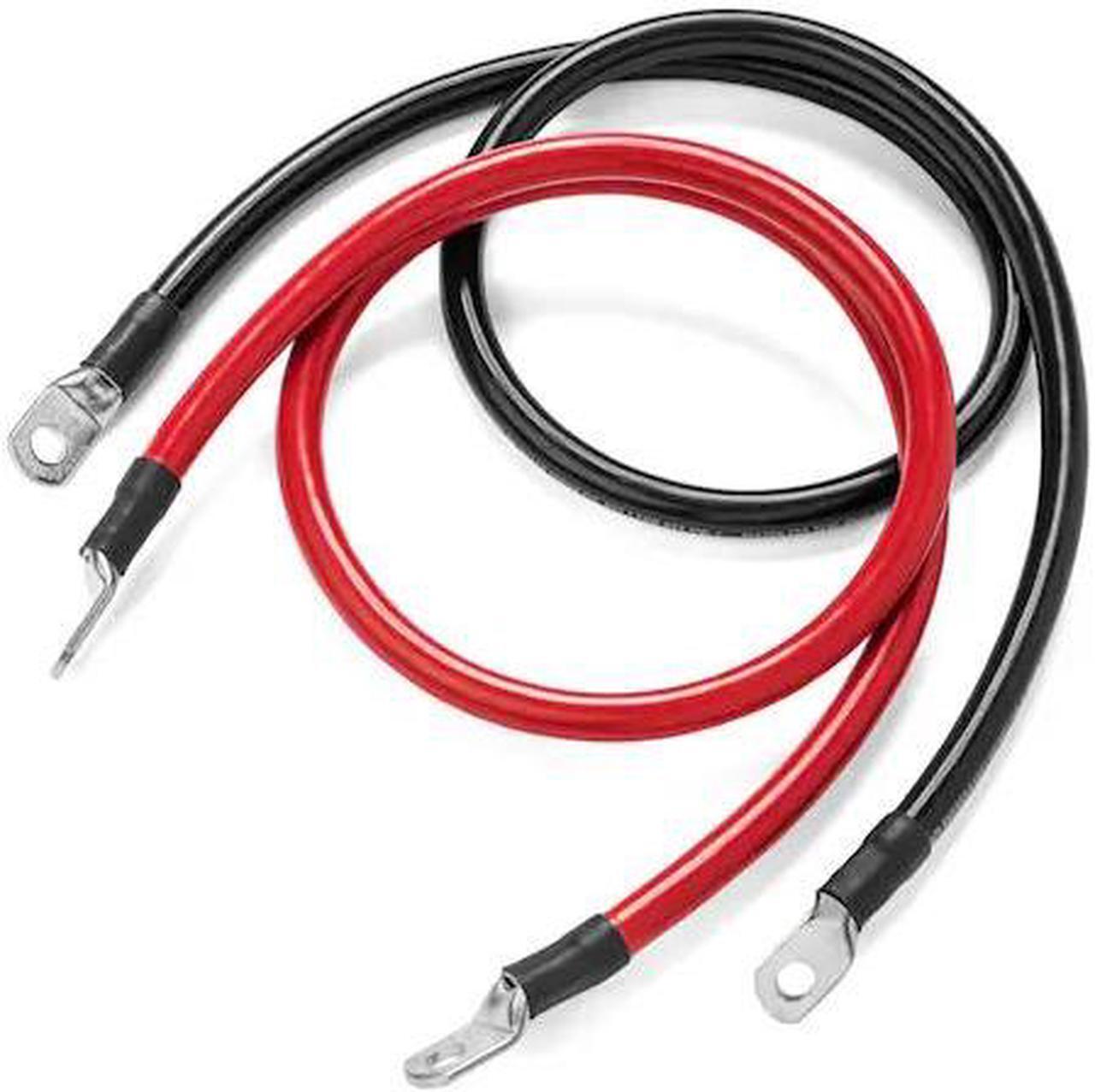 Main image of SPARTAN POWER SP-15FT4CBL56 15 foot 4 AWG Battery Cable Set with 5/16" Ring