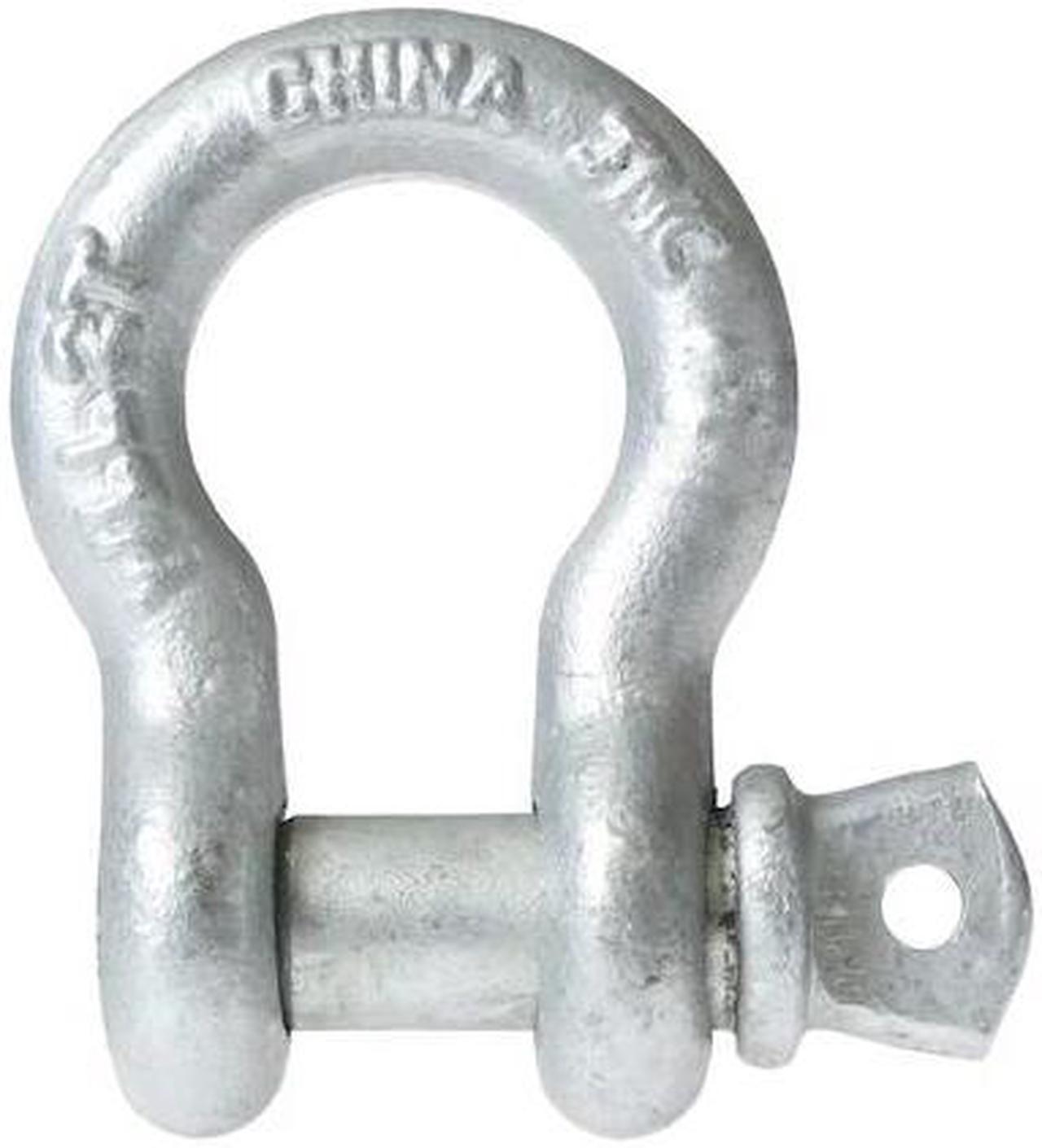 Main image of US CARGO CONTROL SPAS2-12 2-1/2" Galvanized Screw Pin Anchor Shackle - Import -