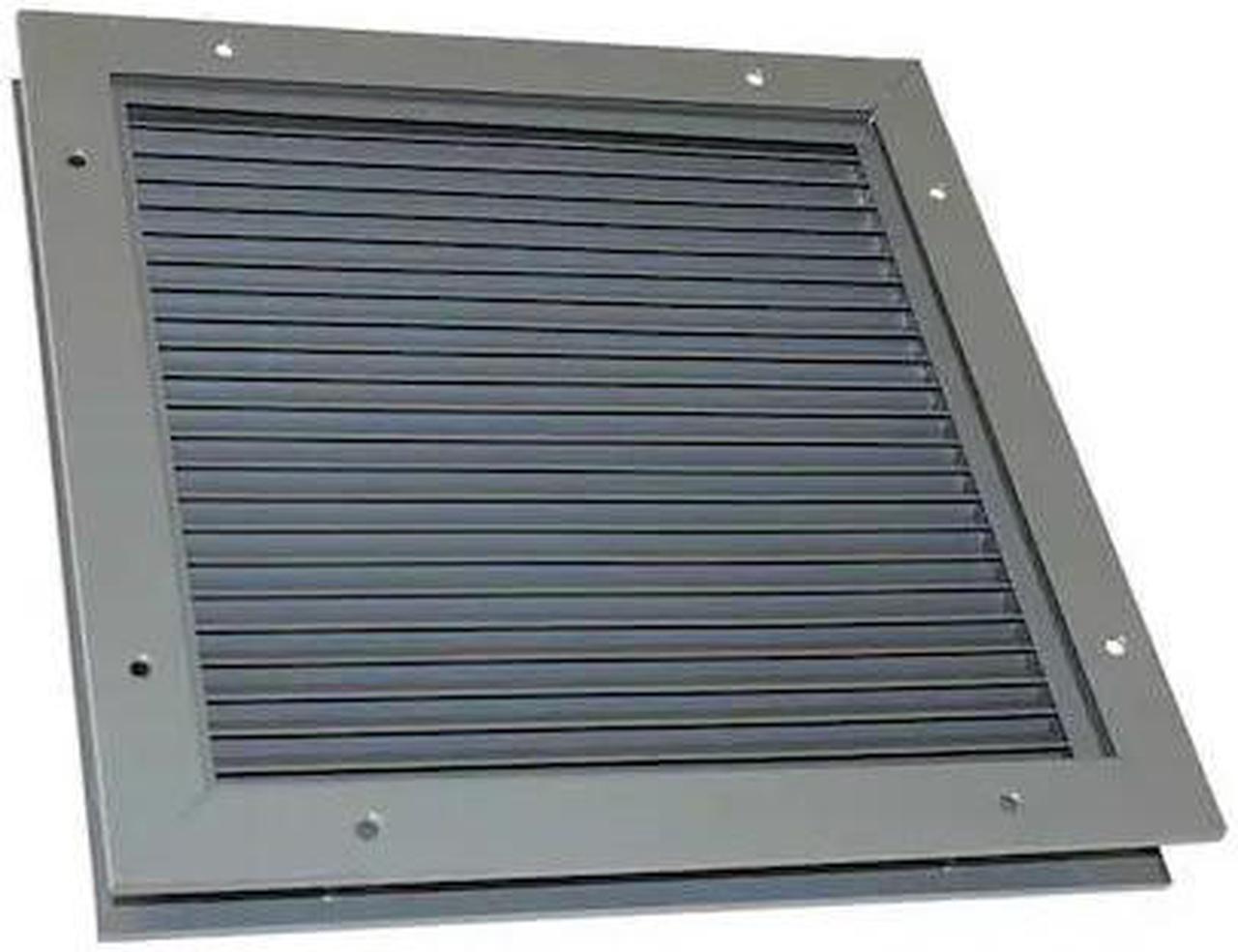 Main image of DAYTON 6WRH6 Door Louver,10-1/8 H,10-1/4 W,Steel