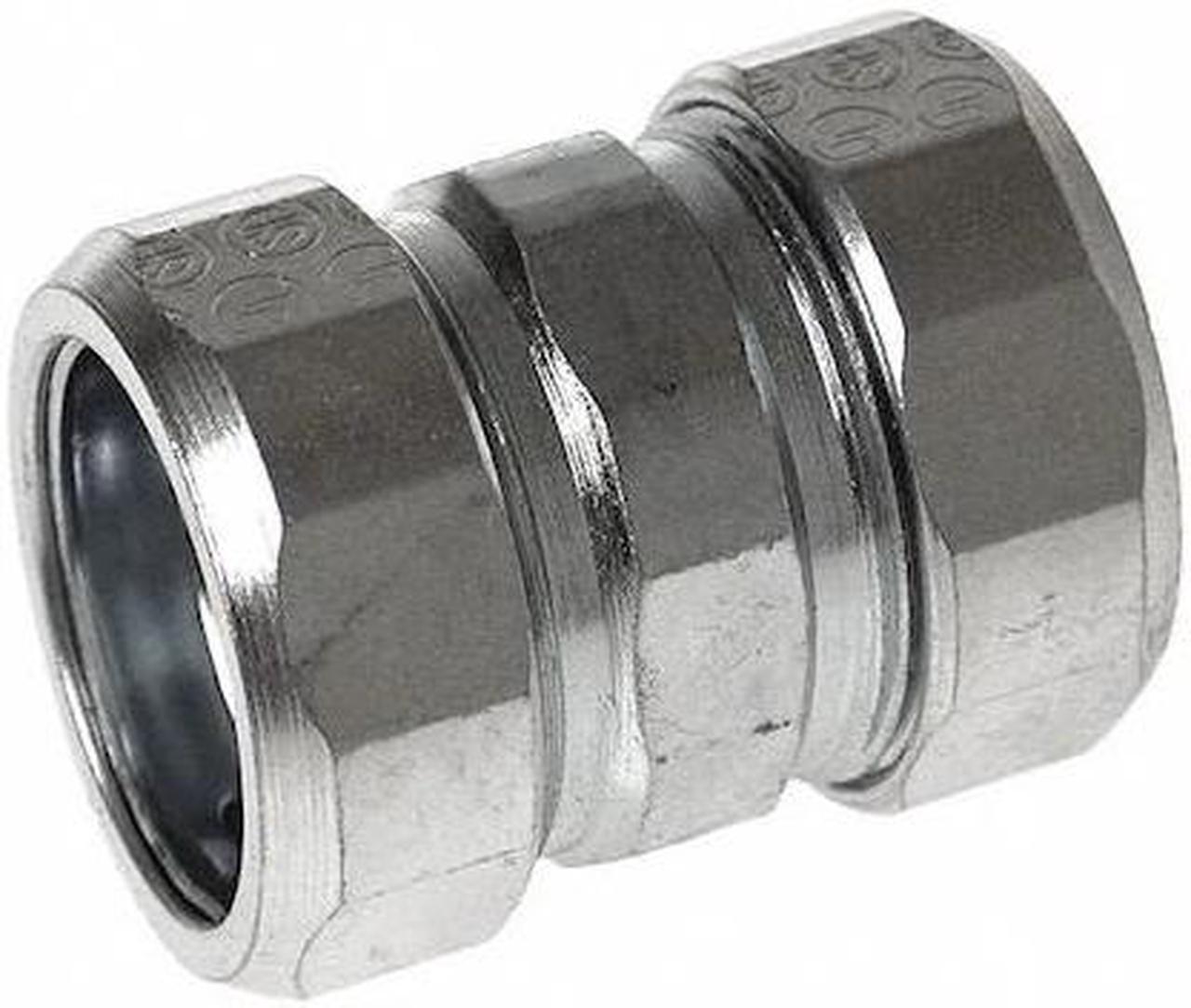 Main image of RACO 1824 IMC Coupling, 1 in, Compression, Steel, Zinc Plated, Gray