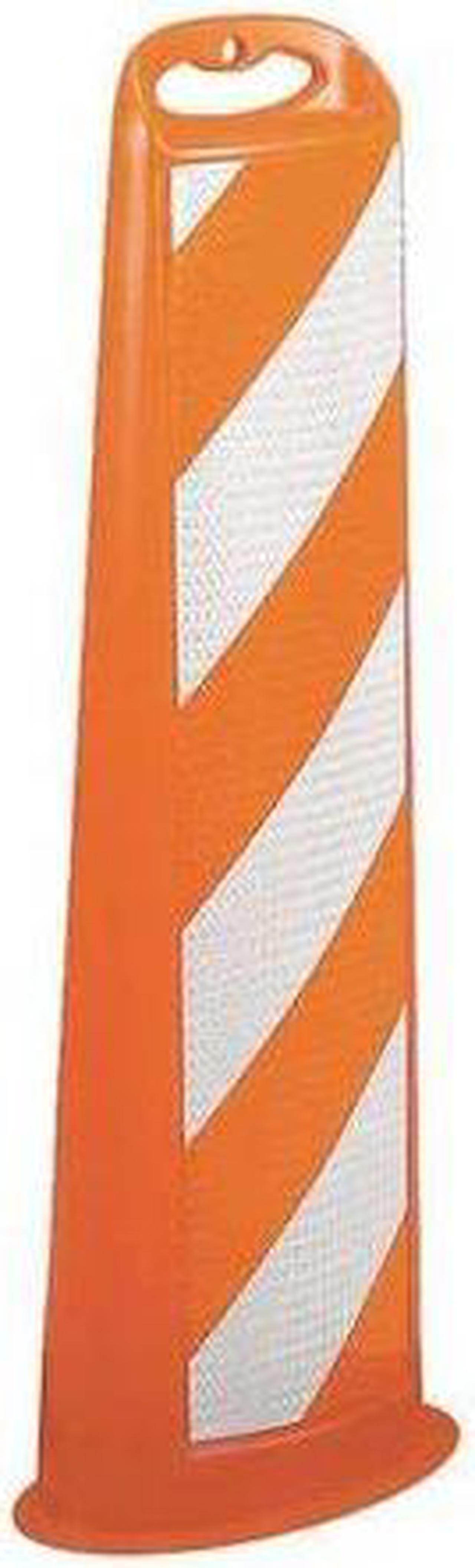 Alt view image 2 of 2 - ZORO SELECT 03-760-HI Vertical Panel Channelizer,HDPE,9 lb.