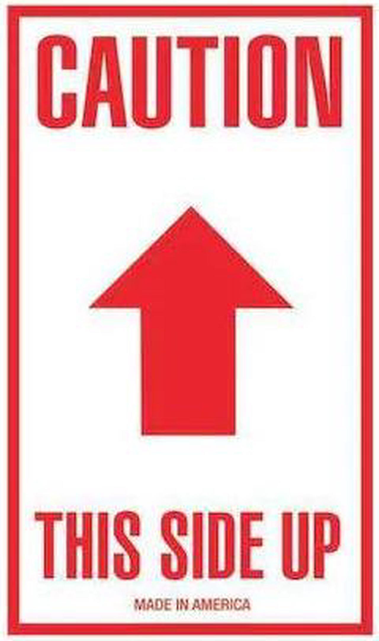 Main image of TAPE LOGIC SCL515 Tape Logic® Labels, "Caution - This Side Up", Arrow, 3" x 5",