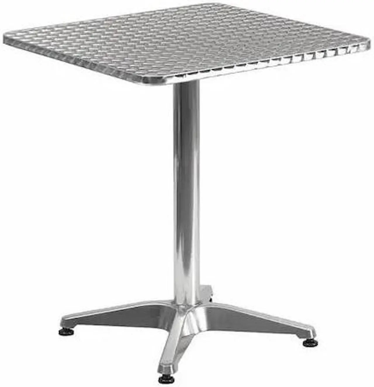 Main image of 23.5'' Square Aluminum Indoor-Outdoor Table with Base
