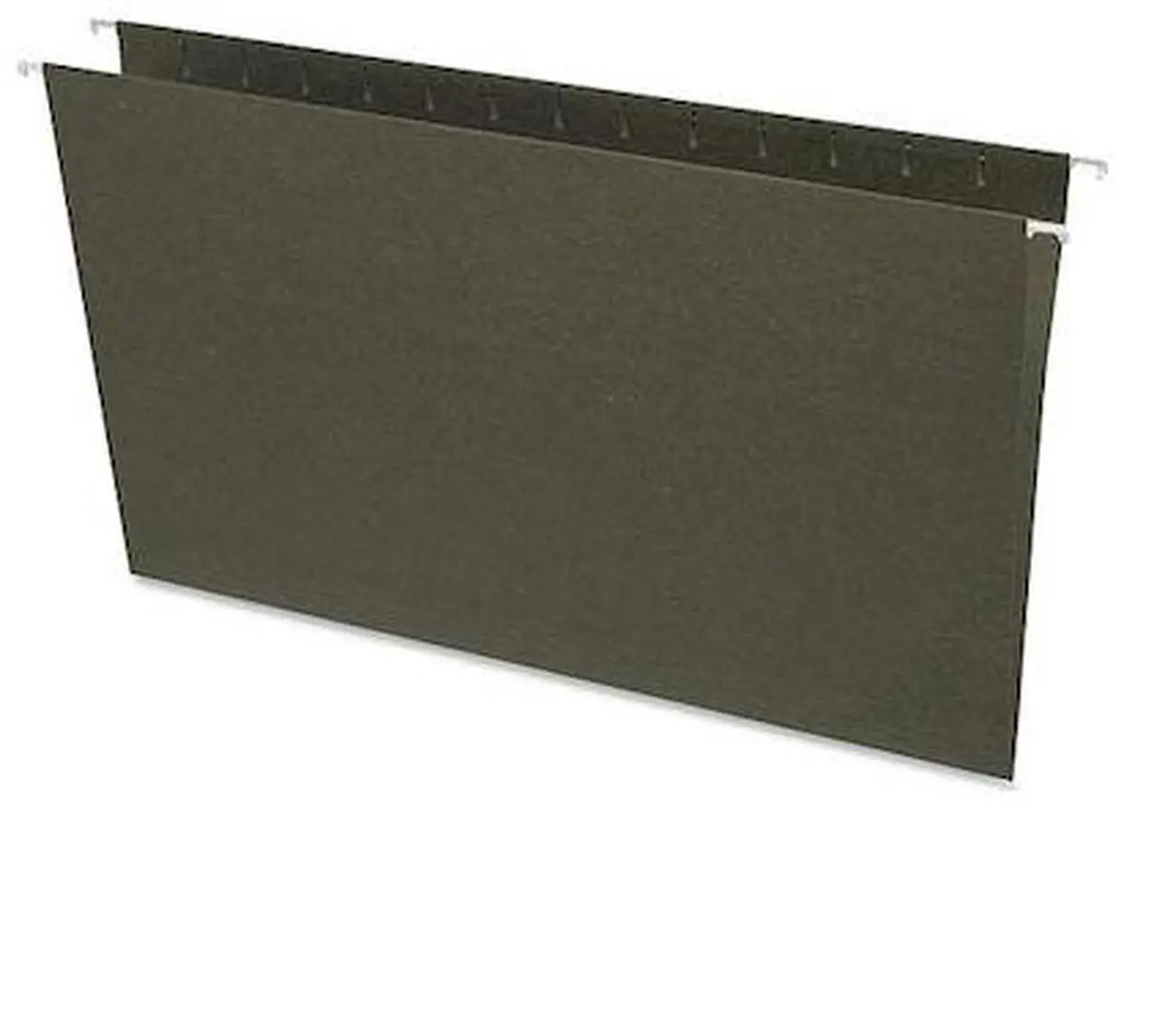 Alt view image 3 of 6 - Business Source Hanging Folders w/o Tabs Legal 25/BX Green 26529