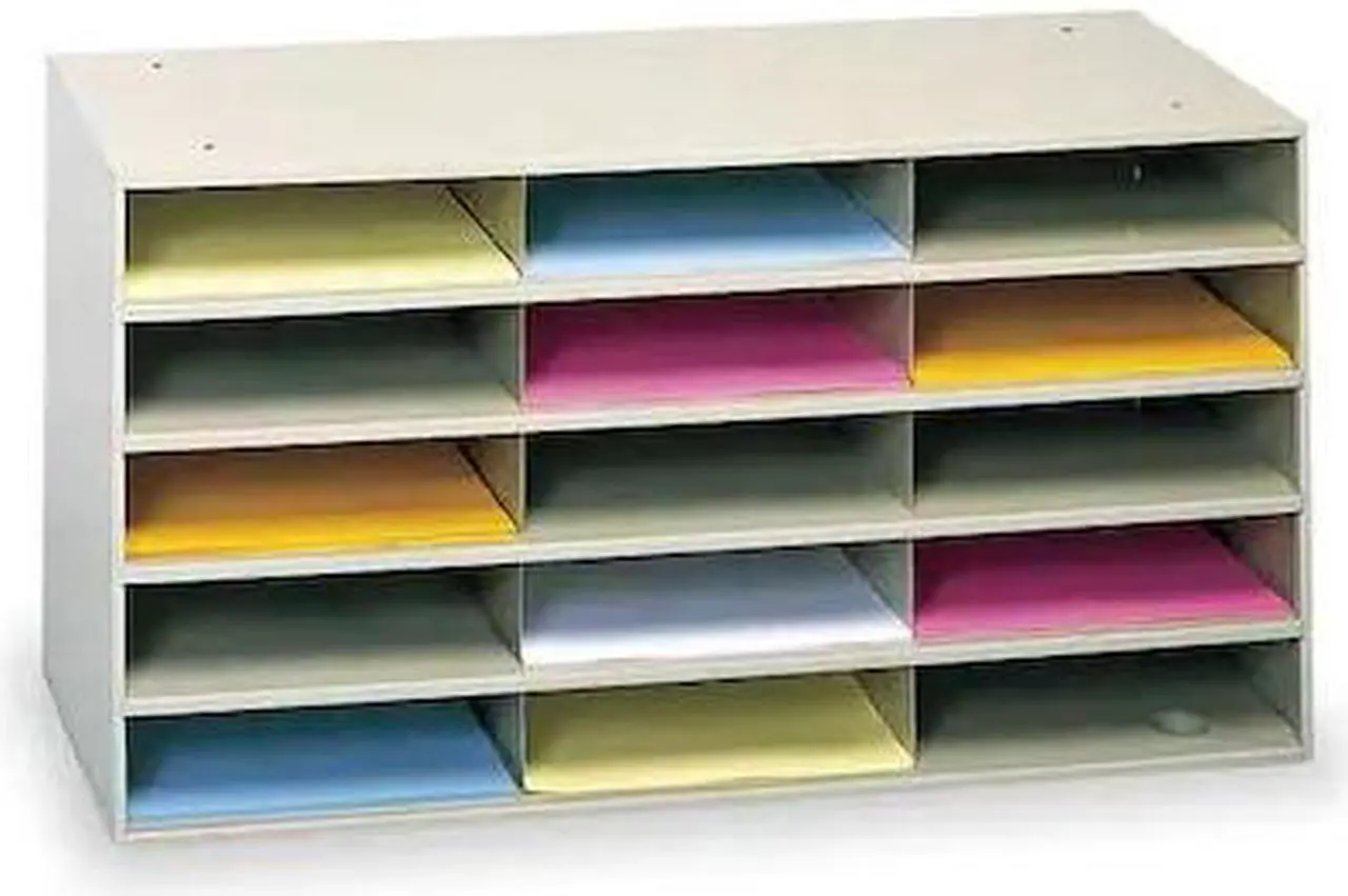 Main image of DURHAM MFG 434-75 Literature Organizer,15 Compartments
