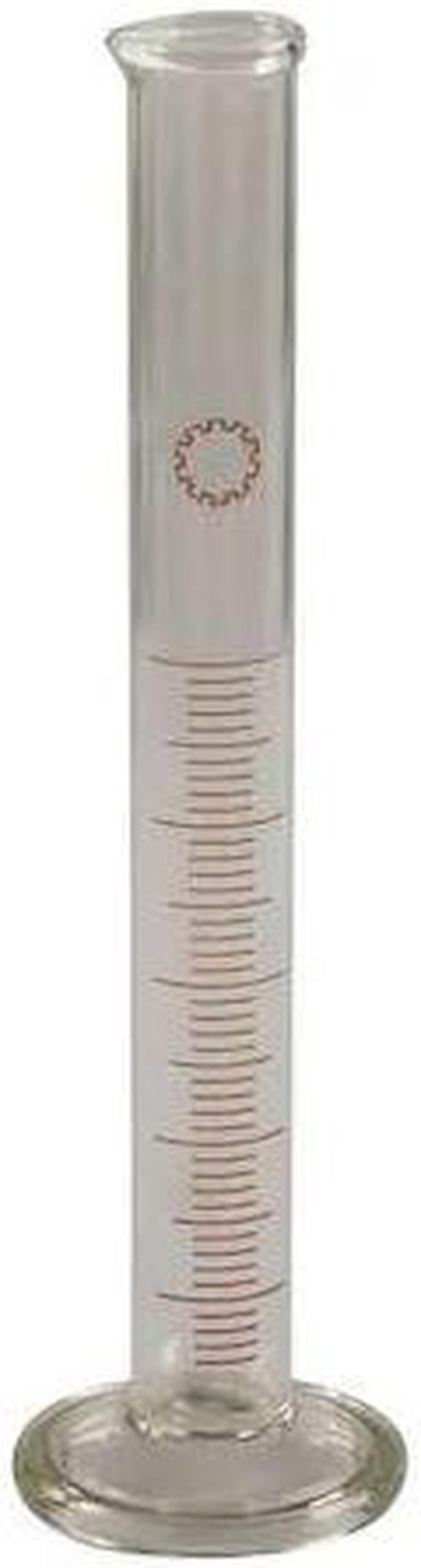 Main image of LAB SAFETY SUPPLY 5YHX7 Graduated Cylinder,5mL,Glass,Clear,PK12