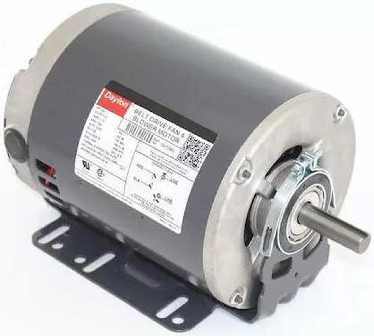 Main image of DAYTON 1D170 Split-Phase Belt Drive Motor, 3/4 HP, 56H Frame, 115V AC Voltage,
