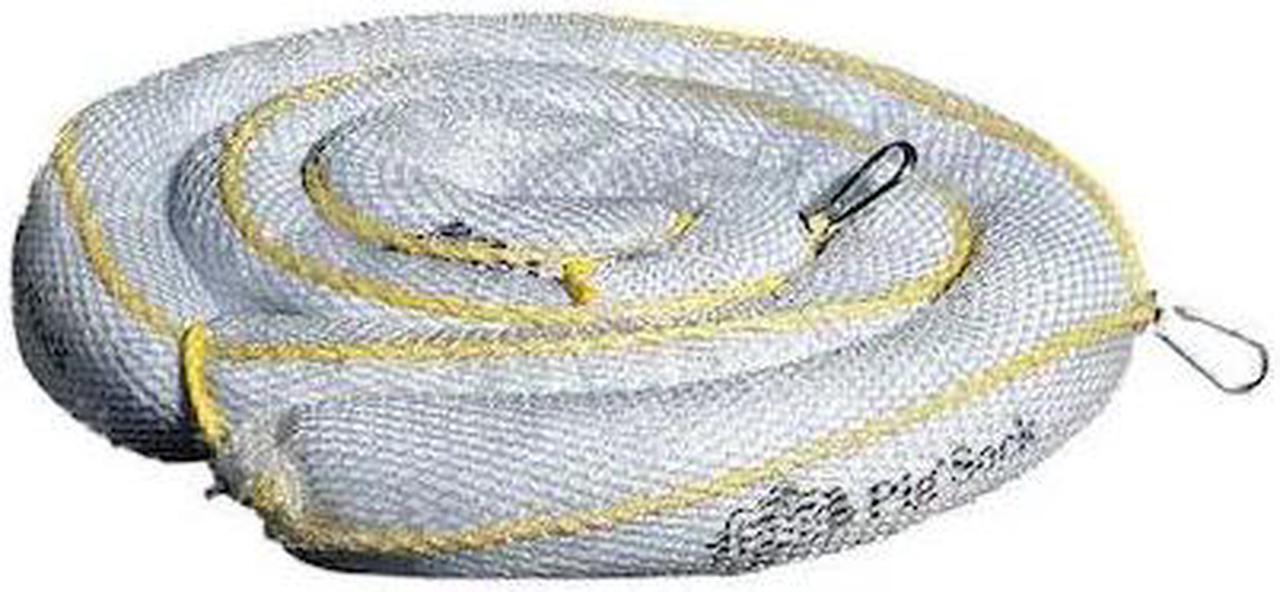 Alt view image 2 of 4 - PIG BOM406 Absorbent Boom, Absorbs 16 gal. Oil-Based Liquids, PK 8 ,White