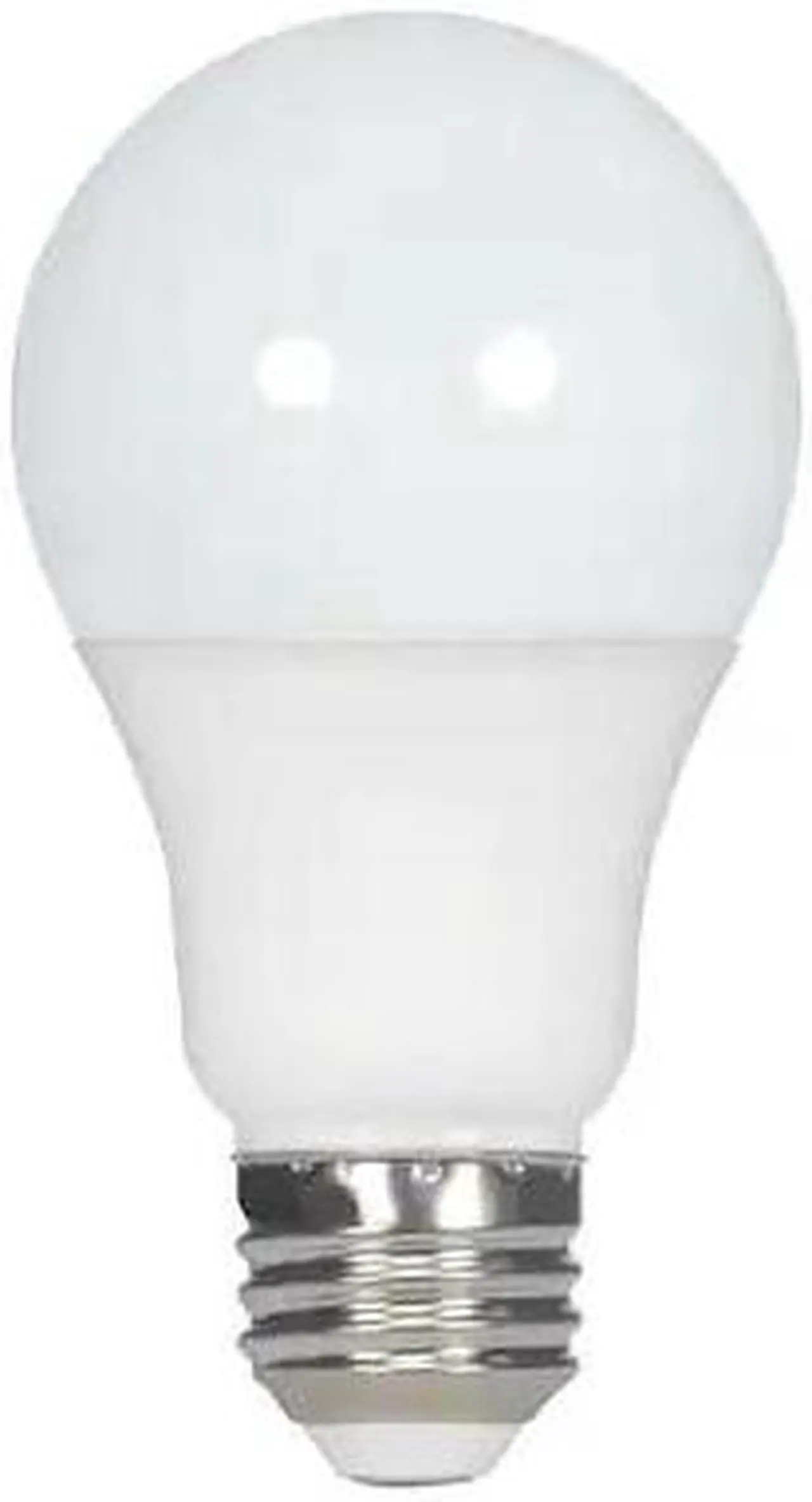 Main image of SATCO S28563 Bulb, LED, 10W, A19, Medium, 120V, Frosted White, 50K, 4PK