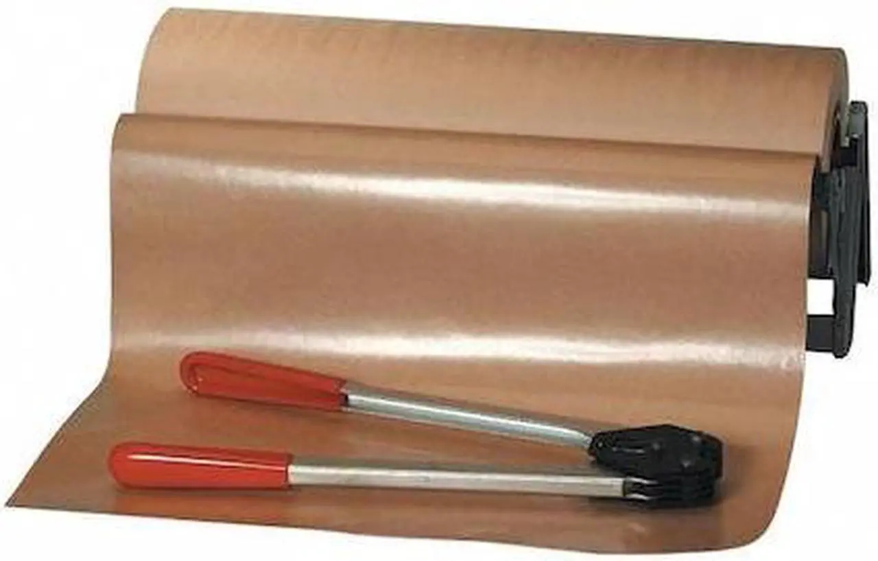 Main image of PARTNERS BRAND KPPC2450 Poly Coated Kraft Paper Roll, 50#, 24" x 600', Kraft, 1