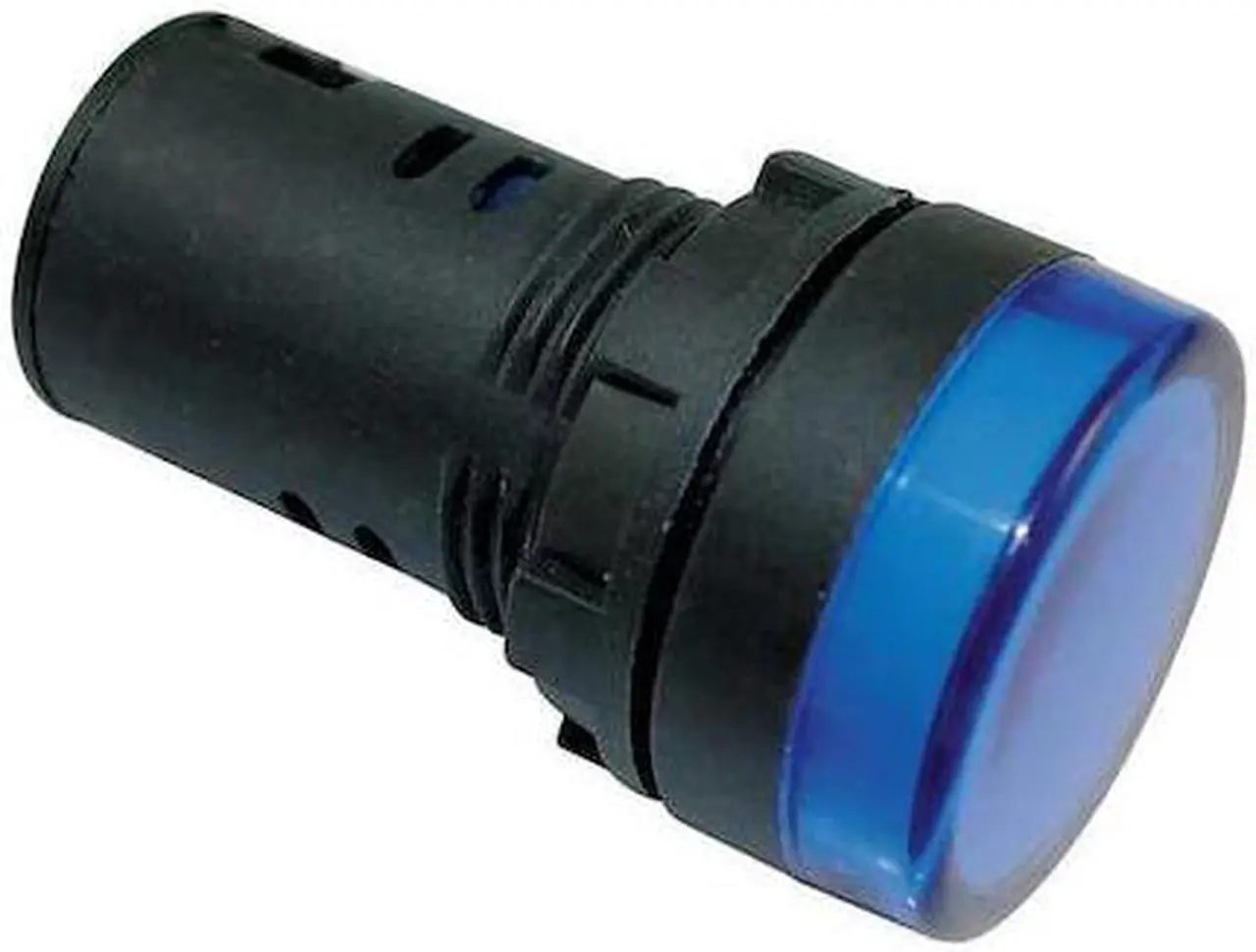 Main image of DAYTON 22NZ02 Raised Indicator Light,22mm,24V,Blue
