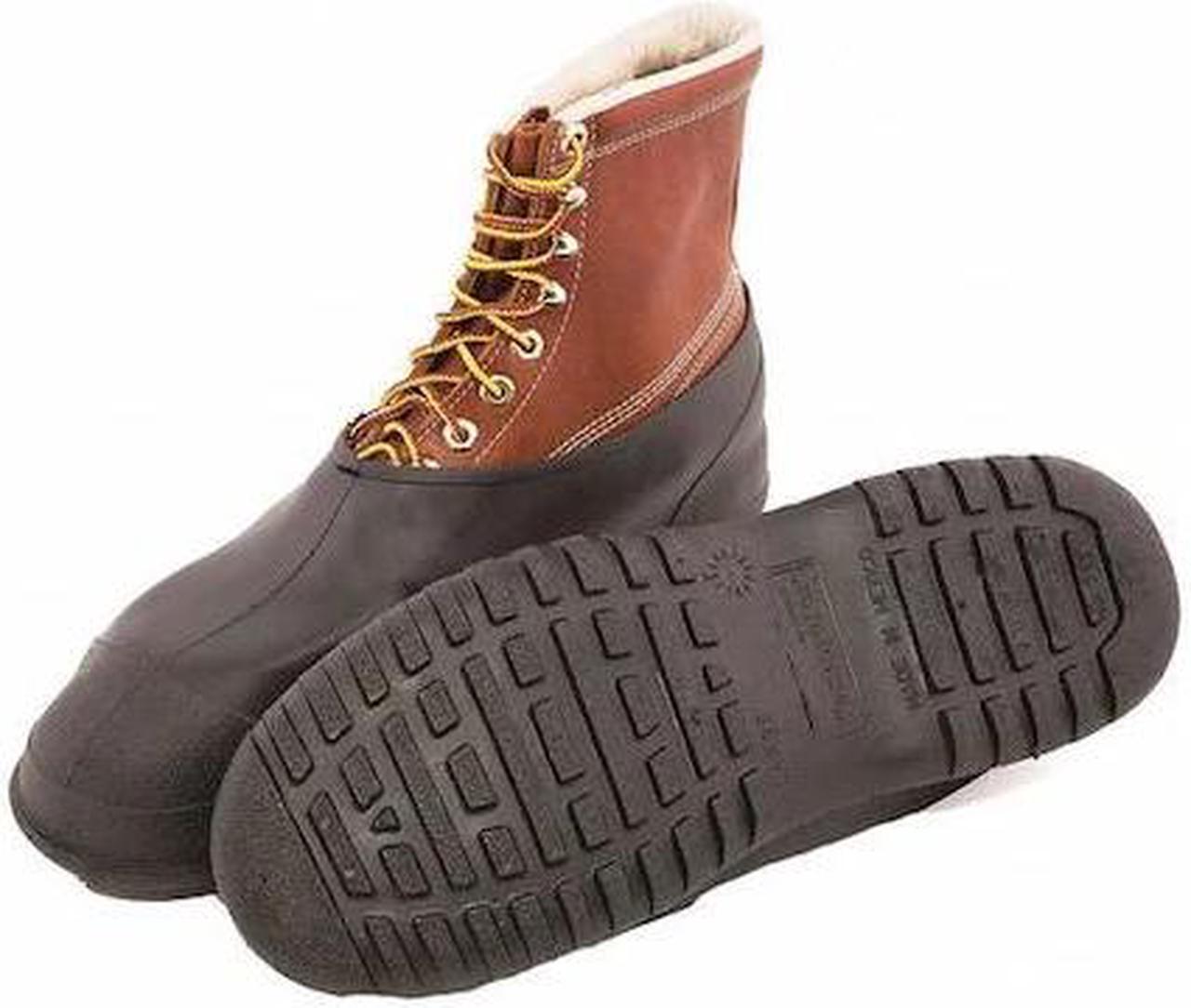 Main image of TINGLEY 35111 Overshoes, Plain Toe, PVC, 5 in Height, Pull On Closure, Cleated