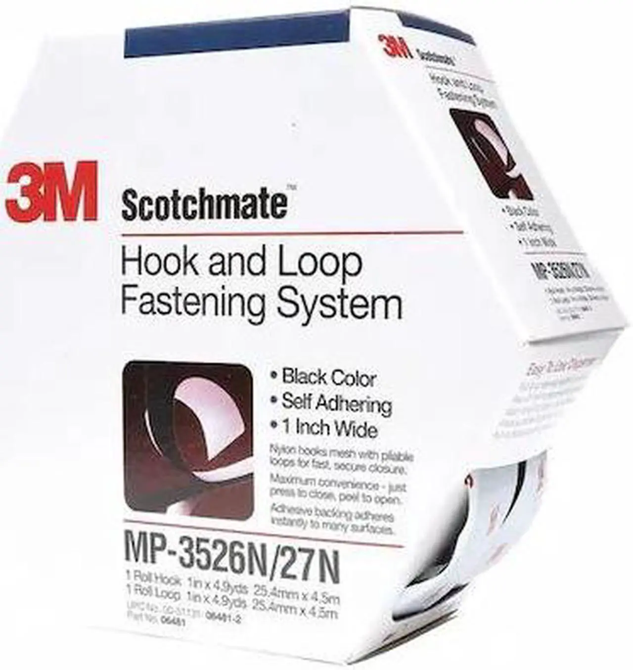 Main image of SCOTCHMATE DK3M161 3M™ MP3526N/MP3527N Scotchmate™ Combo Pack Fasteners, 1" x