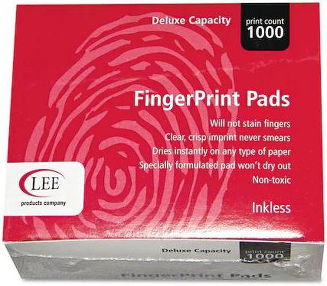 Alt view image 2 of 5 - LEE 03127 Inkless Fingerprint Pad- 2-1/4w x 1-3/4d- Black- 23/dz
