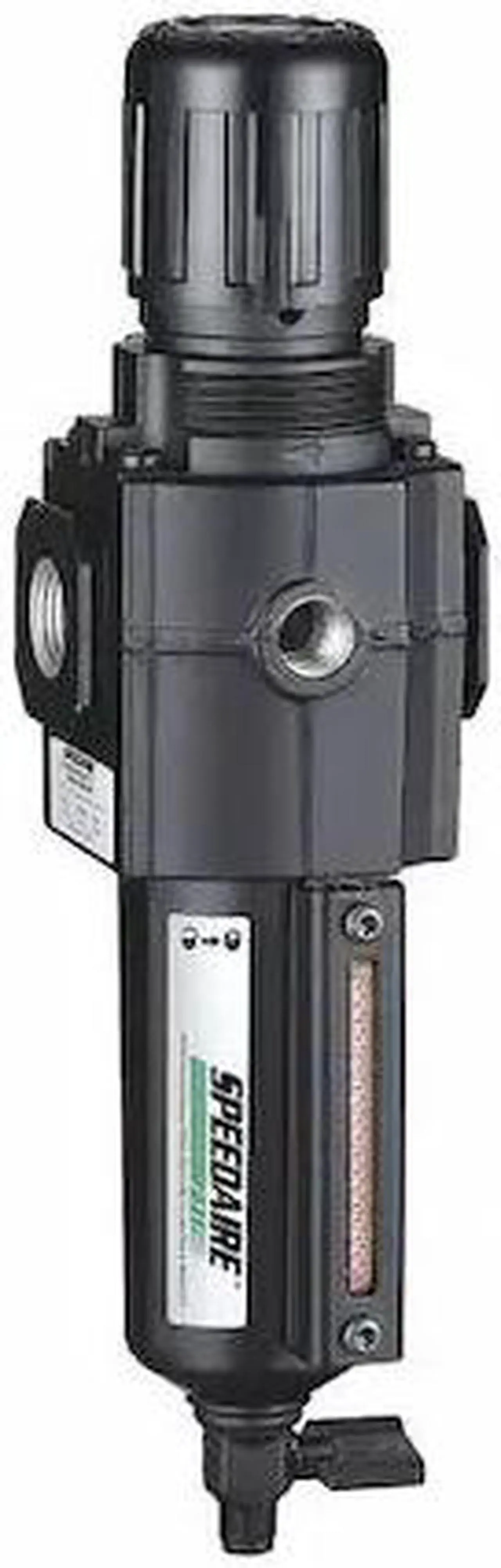 Alt view image 2 of 3 - SPEEDAIRE 4ZK90 Filter-Regulator, 1/2 in NPT, 120 cfm, 40 micron, 5 psi to 150