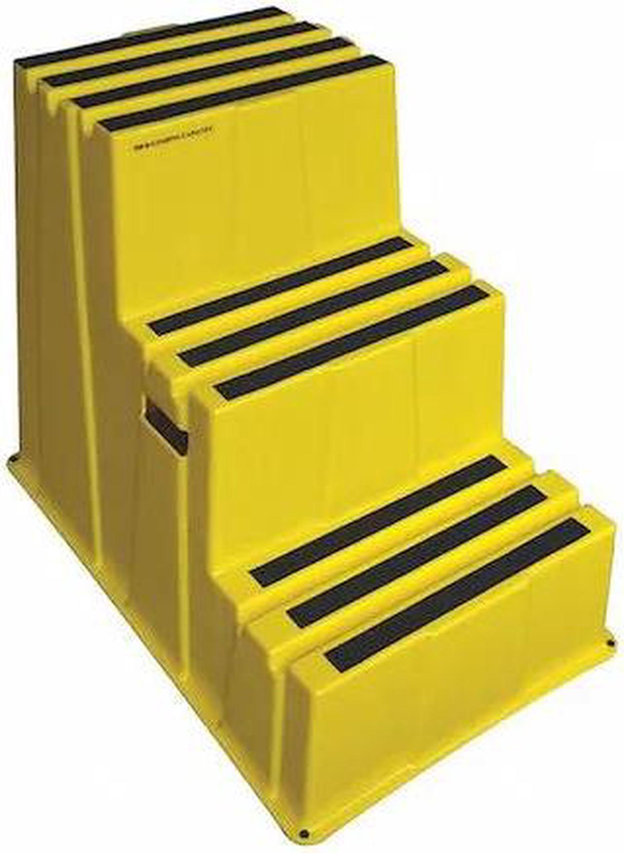 Main image of ZORO SELECT 44ZJ63 Box Step, 3 Steps, 500 lb Load Capacity, 28 3/4 in Overall