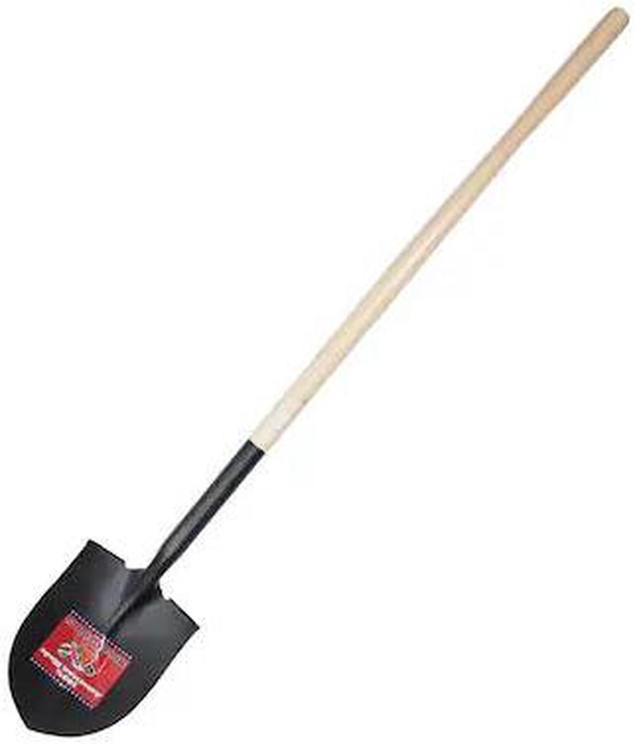 Main image of BULLY TOOLS 52515 Round Point Shovel with Long Hardwood Handle, 14 gauge