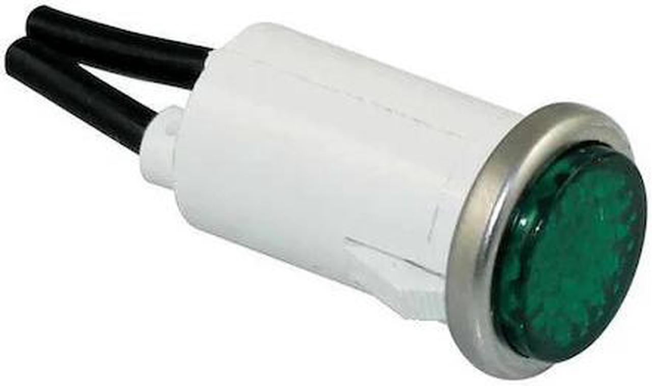Main image of DAYTON 22NY52 Flush Indicator Light,Green,120V