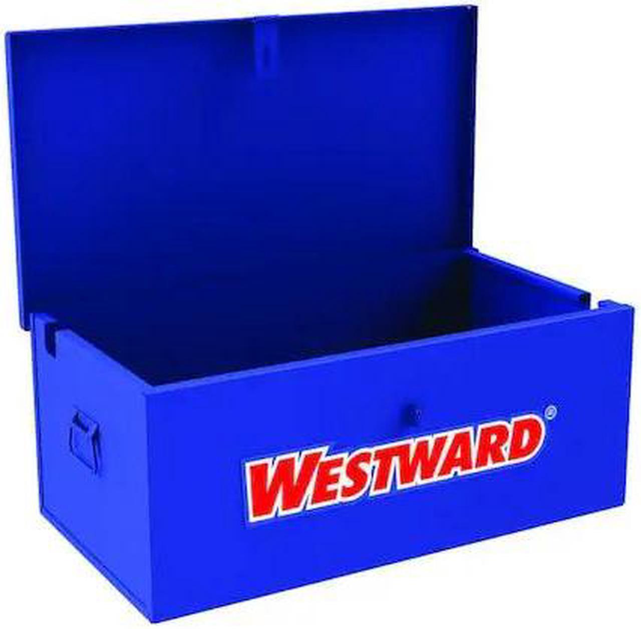 Main image of WESTWARD 499N12 WESTWARD Jobsite Box, Blue, 3.3 cu ft, 31" W x 18" D x 13" H