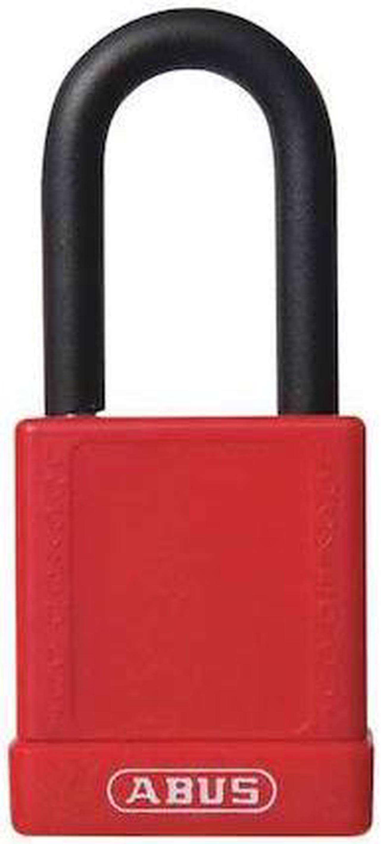 Alt view image 2 of 2 - ABUS 74/40 KD RED Lockout Padlock, KD, Red, 1-3/4"H, Standards: Osha