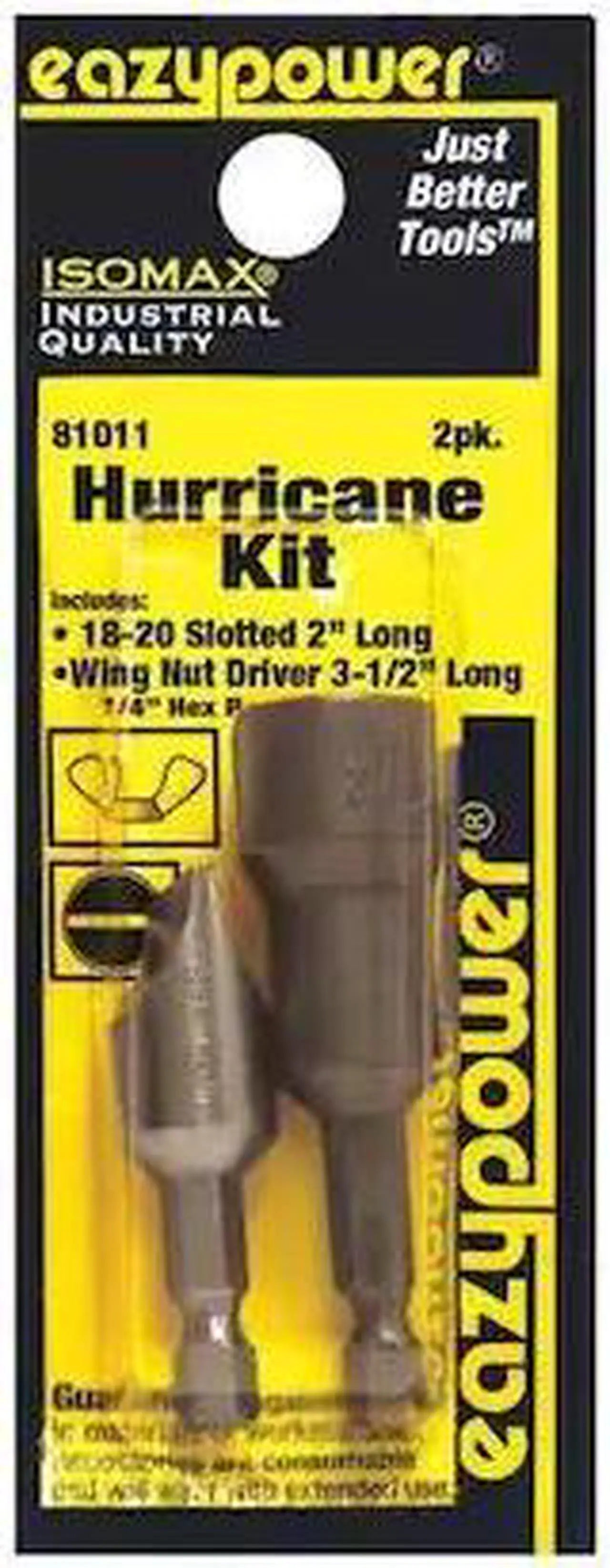 Alt view image 4 of 4 - Eazypower Hurricane Power Bit Kit,No. 18-20,2 pcs.  81011