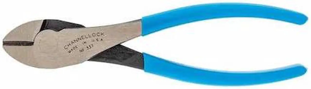 Main image of CHANNELLOCK 337 7 in XLT(TM) Diagonal Cutting Plier Standard Cut Oval Nose