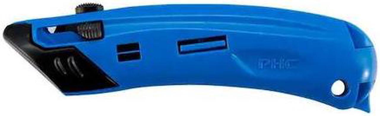 Alt view image 3 of 5 - Pacific Handy Cutter Ambidextrous Safety Cutter Blue/Black EZ4