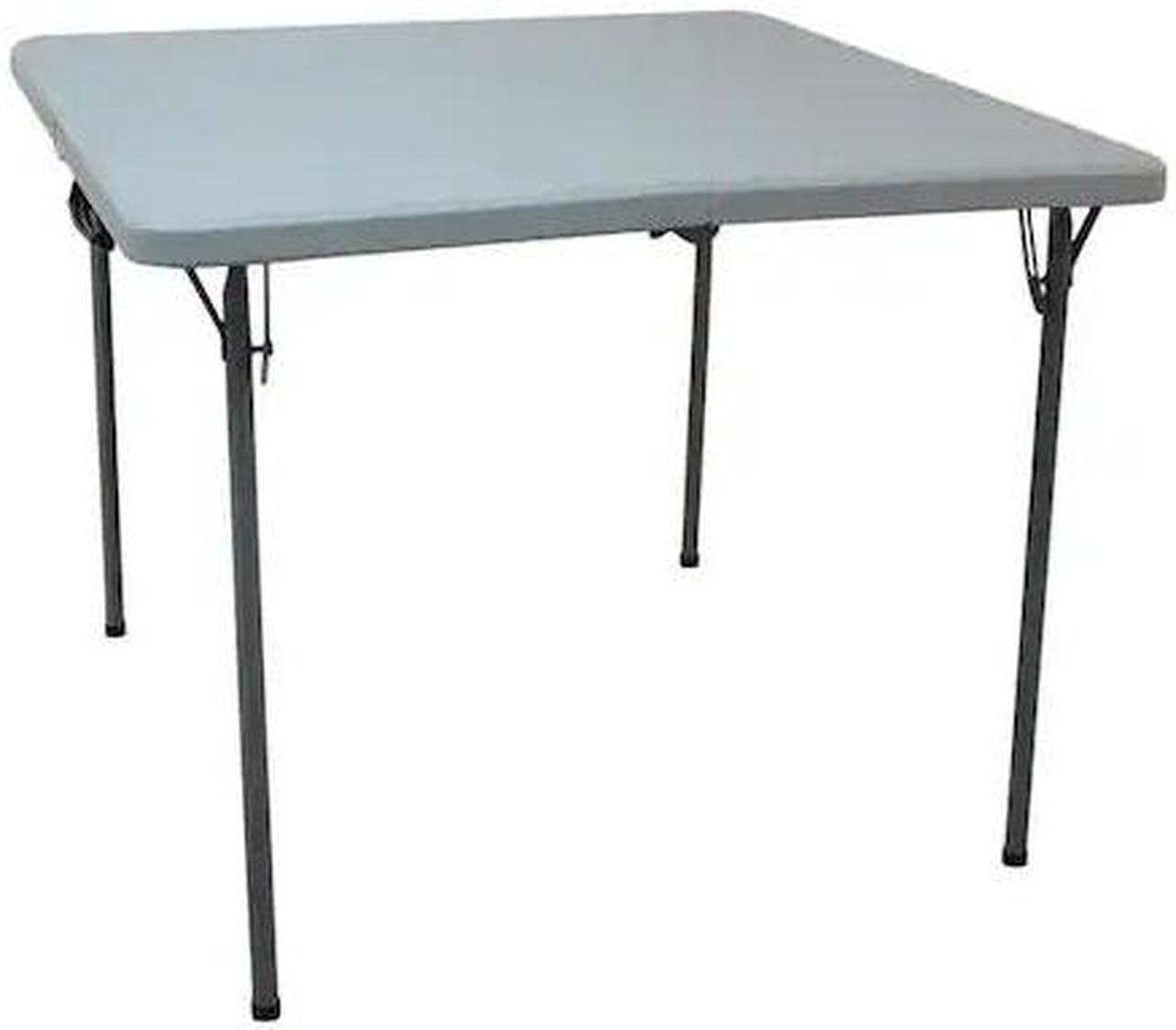 Main image of ZORO SELECT 13V433 Square Folding Table, 36" W, 36" L, 28" H, Blow Molded