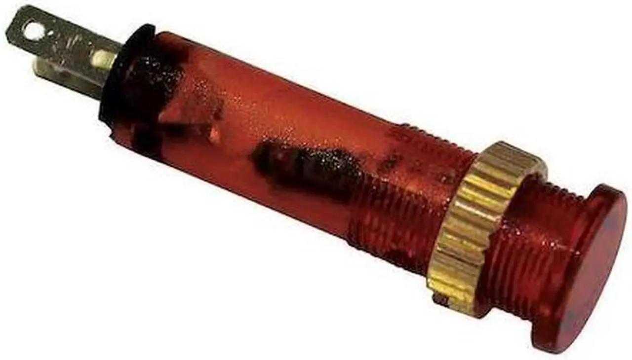 Main image of DAYTON 22NY79 Flush Indicator Light,8mm,120V,Amber