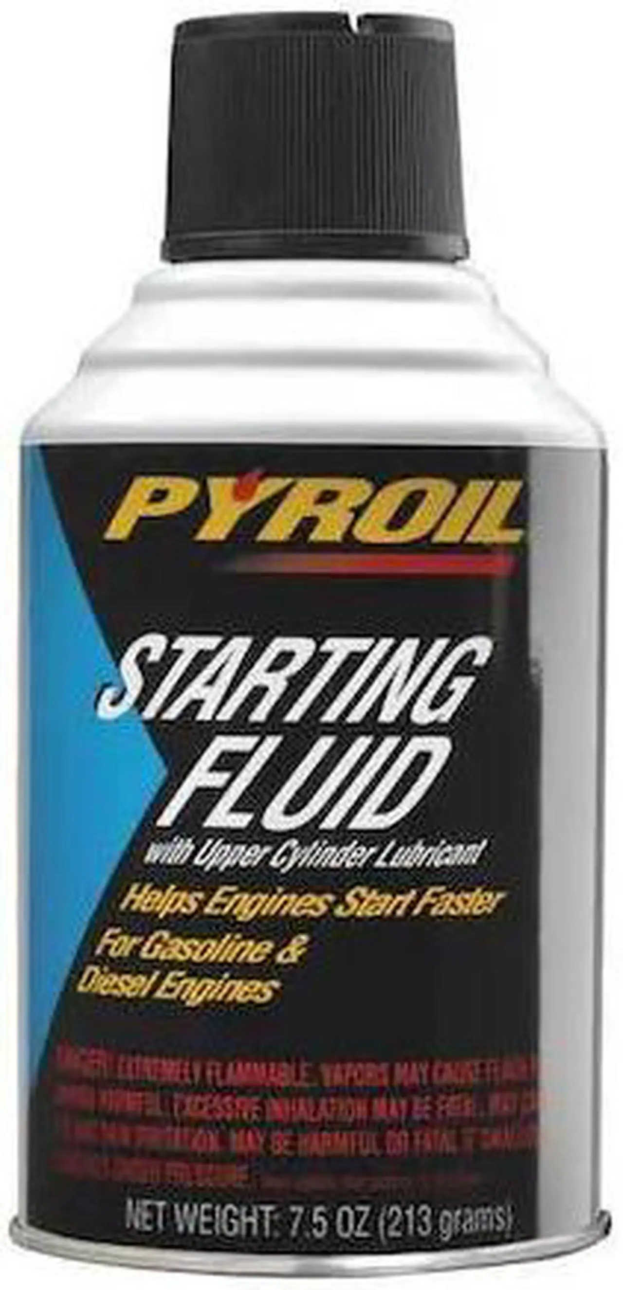 Main image of PYROIL PYSFR7.5 Starting Fluid, 7.5 Oz.