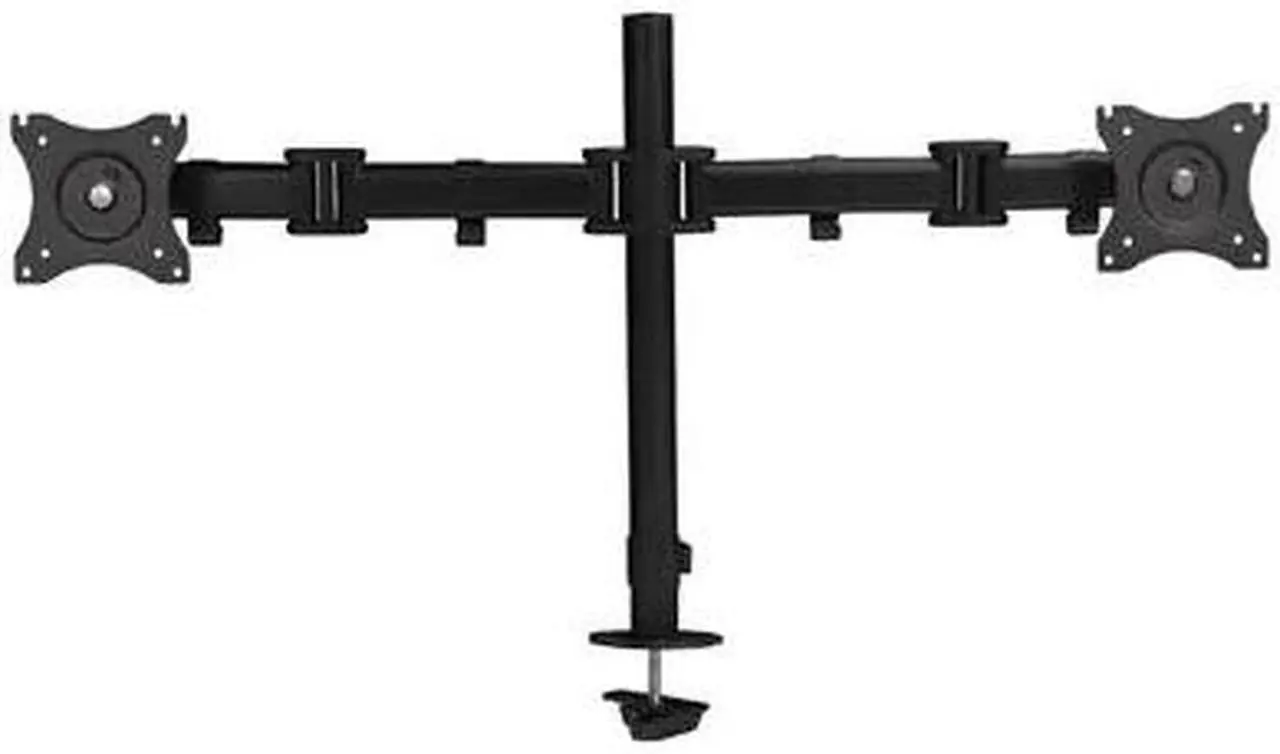 Alt view image 9 of 11 - SIIG Dual Monitor Articulating Desk Mount 13" to 27" CEMT1822S1